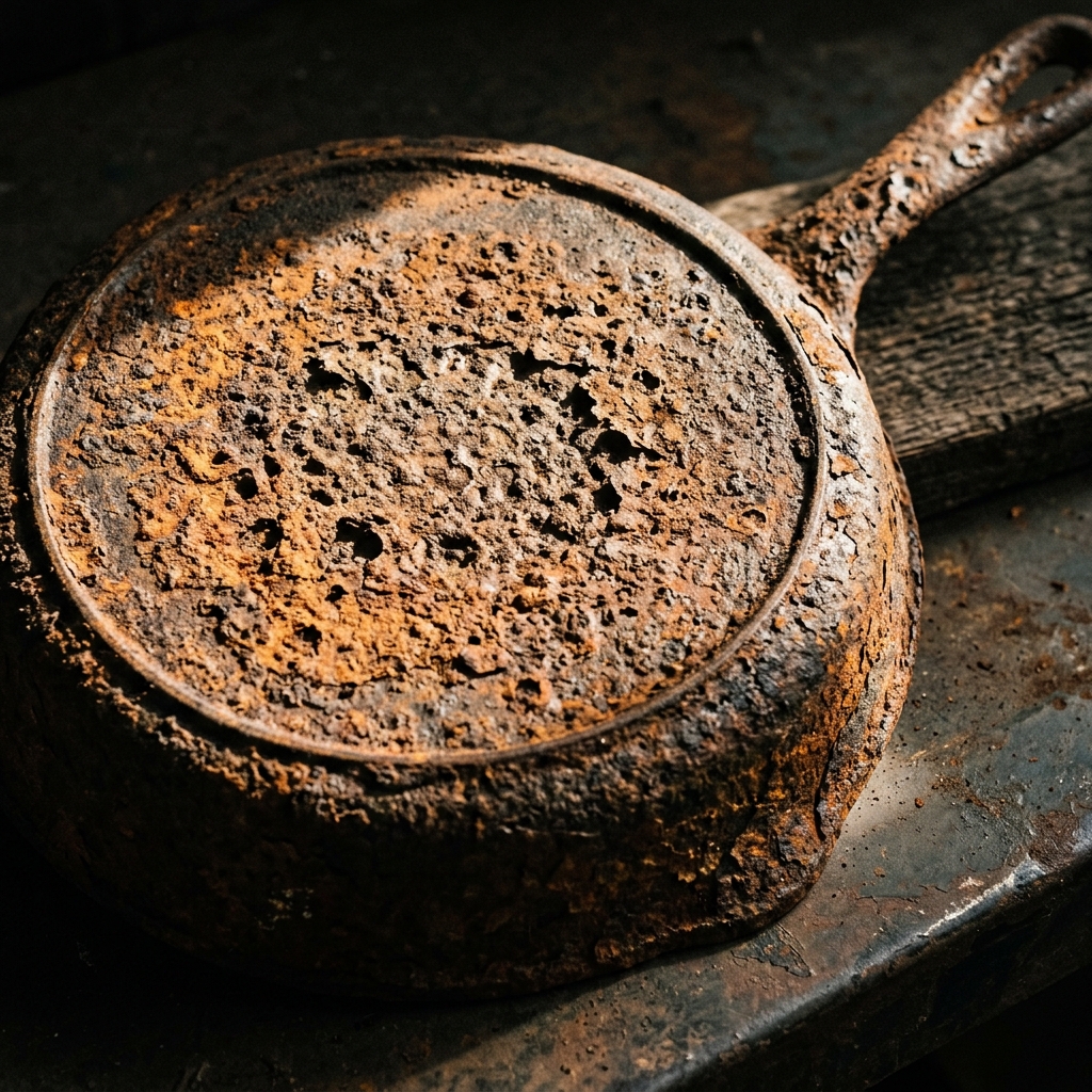 Cast Iron Rust left