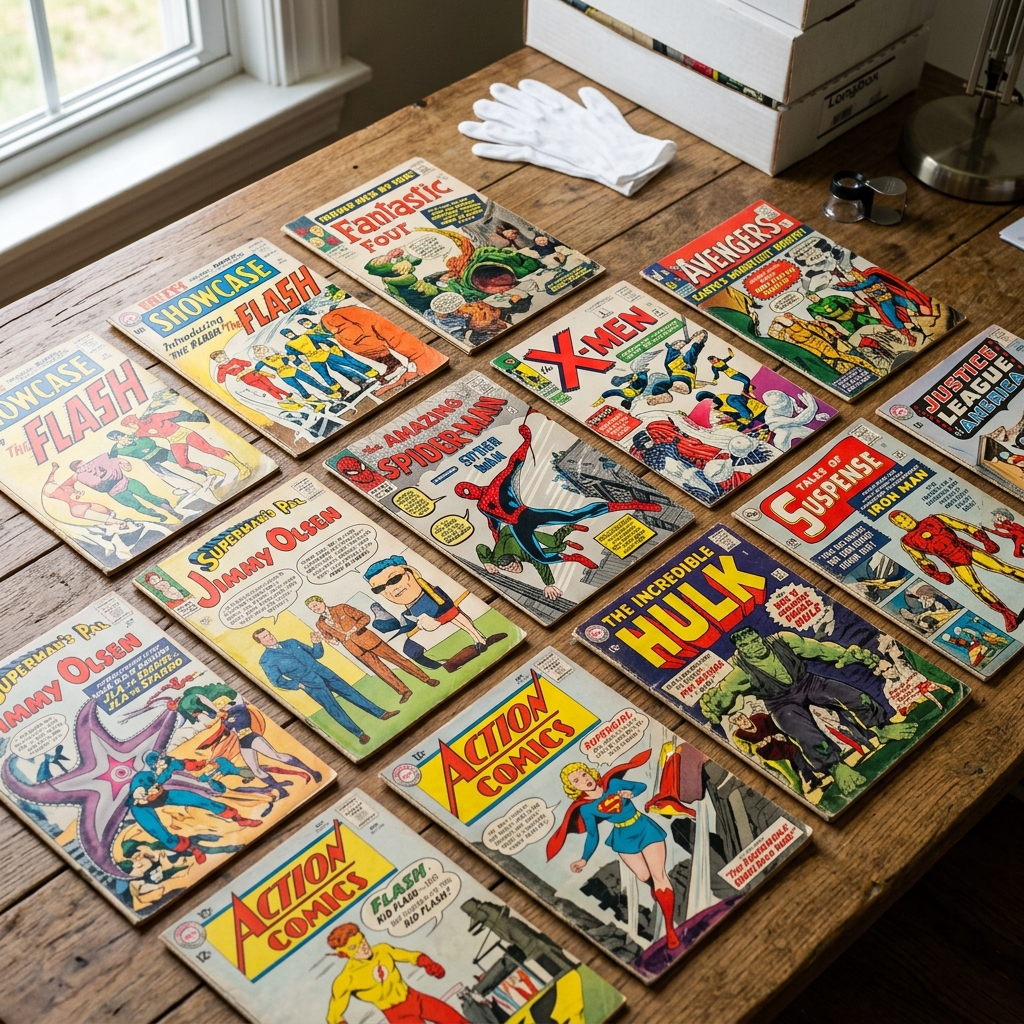A classic silver age vintage comic book right