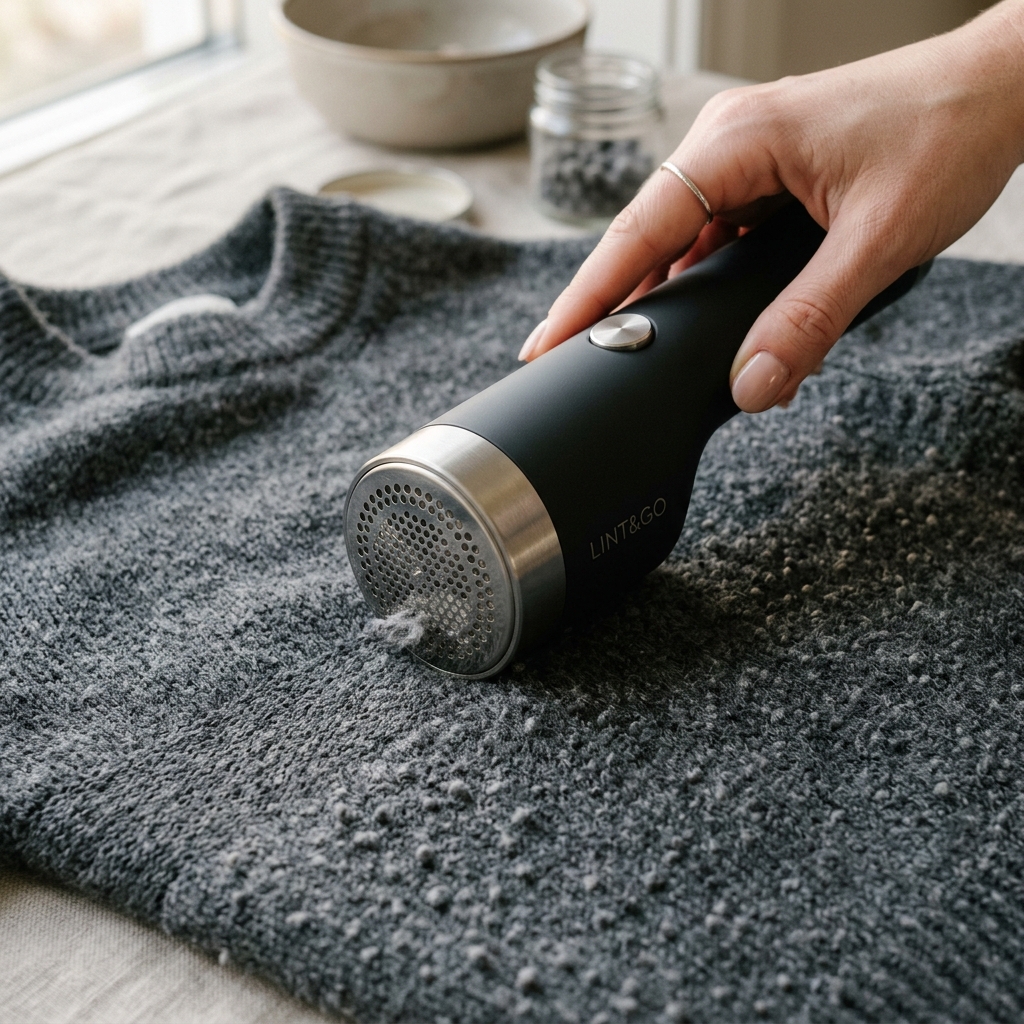 Fabric Shaver left