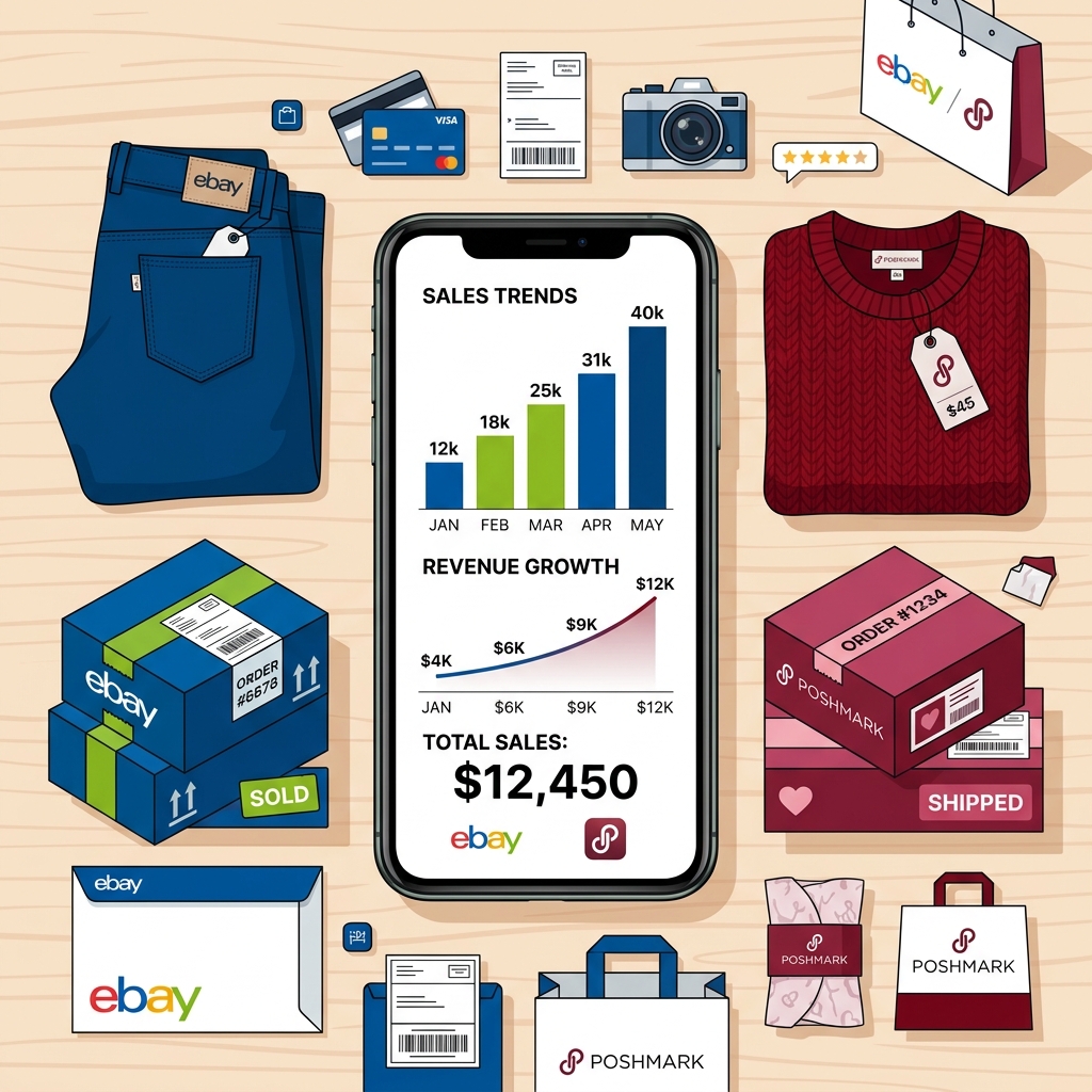 eBay Layout left