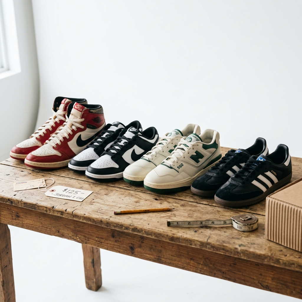 A vintage ultimate sneaker flipping guide right