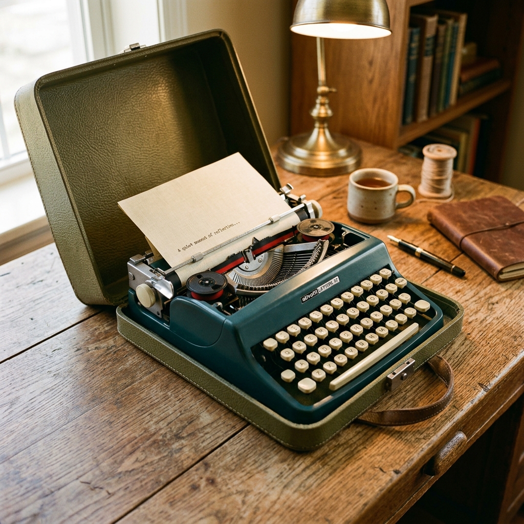 Typewriter Case left