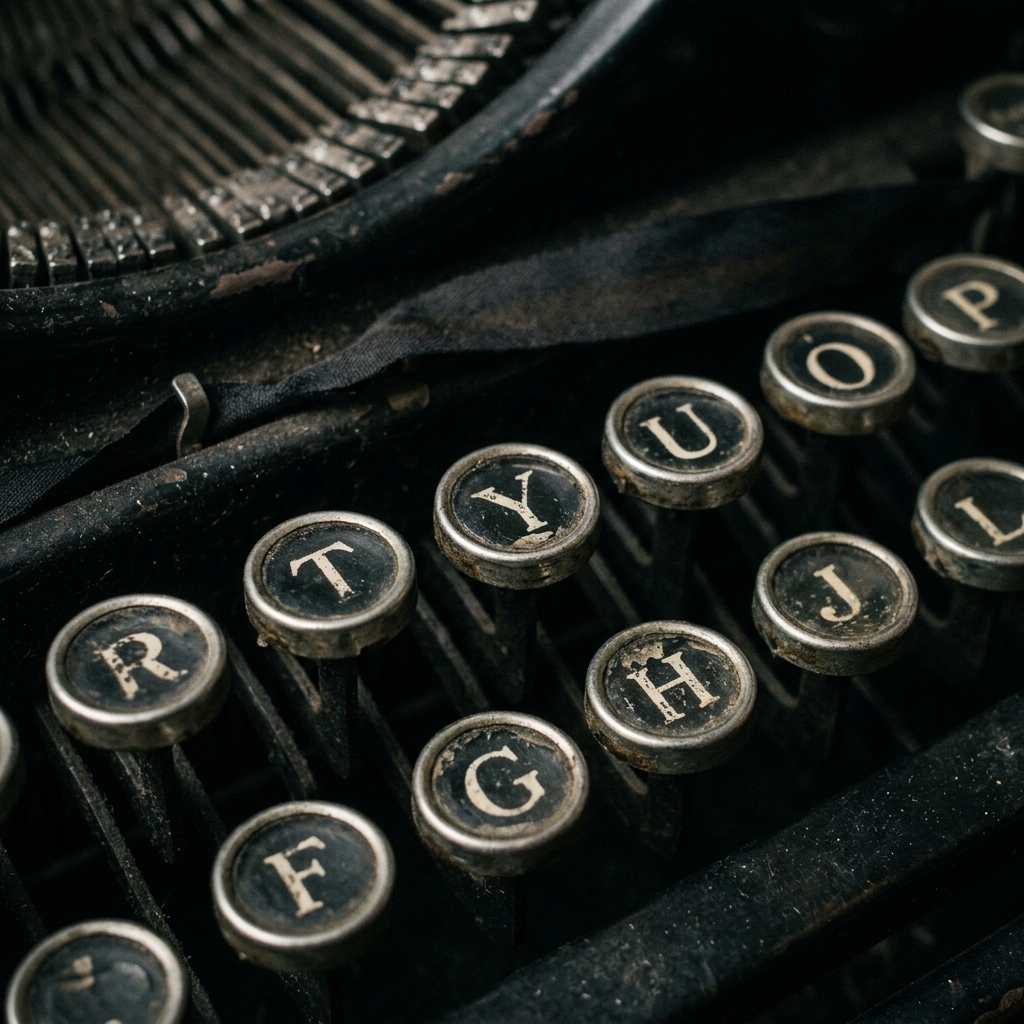 Typewriter Keys right