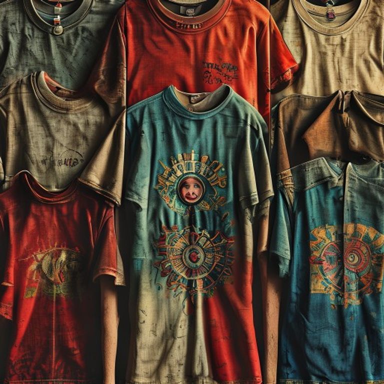 Rocking out: A true vintage band t-shirt, perfectly faded and worn right