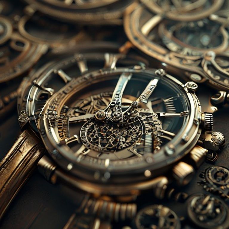 A collection of vintage mechanical watches on a wooden display stand right